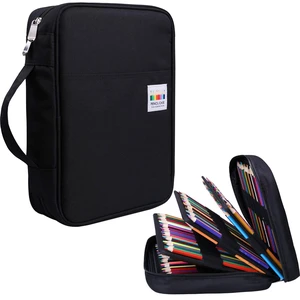 220 Slots Colored Pencil Case Large Capacity Pen Holder | Zipper Organizer Bag for Marker Highlighter Storage Case for Artist Painter Office Sketch Travel Supplies 220 Slots Colored Pencil Case Large Capacity Pen Holder | Zipper Organizer Bag for Marker Highlighter Storage Case for Artist Painter Office Sketch Travel Supplies