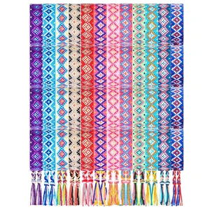48 Pcs Woven Friendship Bracelets Bulk Adjustable, Cute Bff | Braided String Nepal Boho Thread Bracelets with Sliding Knot Closure for Women Men Birthday Camp Party Favor Concert Fan Gift 48 Pcs Woven Friendship Bracelets Bulk Adjustable, Cute Bff | Braided String Nepal Boho Thread Bracelets with Sliding Knot Closure for Women Men Birthday Camp Party Favor Concert Fan Gift