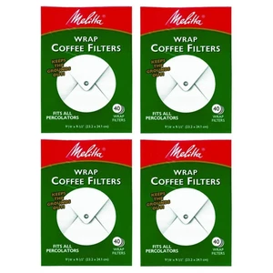 627402 Super Premium Wrap Around Coffee Filters 4-pack, 40 Count each 627402 Super Premium Wrap Around Coffee Filters 4-pack, 40 Count each