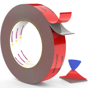Double Sided Tape Heavy Duty Mounting Tape, Strong Adhesive,16.4ft x1in | Waterproof &Temp-Resistant 2 Sided Foam Tape For LED Strip Lights,Automotive,Home Office Wall Decor,Plastic,Glass,Metal,Tiles Double Sided Tape Heavy Duty Mounting Tape, Strong Adhesive,16.4ft x1in | Waterproof &Temp-Resistant 2 Sided Foam Tape For LED Strip Lights,Automotive,Home Office Wall Decor,Plastic,Glass,Metal,Tiles