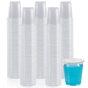 500 Pack 3 oz Plastic Bathroom Cups, Clear Disposable Plastic Cup | 500-count bulk pack, sturdy & durable, for bathroom, mouthwash, tasting, dental rinse use, for daily use, commercial use 500 Pack 3 oz Plastic Bathroom Cups, Clear Disposable Plastic Cup | 500-count bulk pack, sturdy & durable, for bathroom, mouthwash, tasting, dental rinse use, for daily use, commercial use