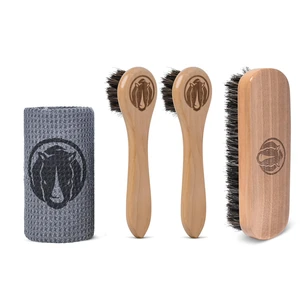 Premium Leather Brush Kit for Boots, Shoes & Leather Cleaning | Clean leather boots and shoes with specialty brushes designed to remove dirt, polish surfaces and maintain condition. Premium Leather Brush Kit for Boots, Shoes & Leather Cleaning | Clean leather boots and shoes with specialty brushes designed to remove dirt, polish surfaces and maintain condition.