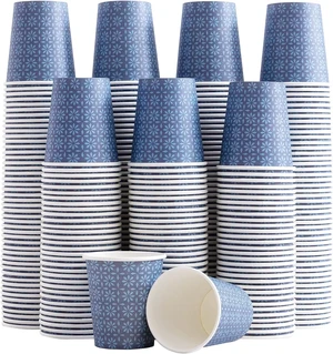 600 Pack 3 oz Paper Cups Disposable Bathroom Mouthwash Cups Navy | Navy Floral, Small Drinking Cups, Mini Espresso Cups, Heavy Duty, for Barth, Parties, Picnics, Barbecues, Travel, Events 600 Pack 3 oz Paper Cups Disposable Bathroom Mouthwash Cups Navy | Navy Floral, Small Drinking Cups, Mini Espresso Cups, Heavy Duty, for Barth, Parties, Picnics, Barbecues, Travel, Events