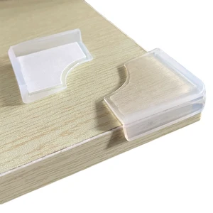 Silicone Clear Corner Protector Baby Proofing Single-Side Adhesive 12 Count | Food-Graded, Pre-Taped Adhesive, Flexible Table Cabinets Counter Edge Bumper, Kids Child Safety Proof Silicone Clear Corner Protector Baby Proofing Single-Side Adhesive 12 Count | Food-Graded, Pre-Taped Adhesive, Flexible Table Cabinets Counter Edge Bumper, Kids Child Safety Proof