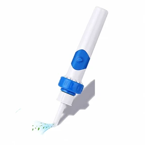 Vacuum Ear Wax Removal Tool with 2 Soft Tips and 1 Cleaning Brush, Electric Strong Suction Ear Wax Remover, Safe and Portable Earwax Removal Device for Family (Peacock Blue) Vacuum Ear Wax Removal Tool with 2 Soft Tips and 1 Cleaning Brush, Electric Strong Suction Ear Wax Remover, Safe and Portable Earwax Removal Device for Family (Peacock Blue)