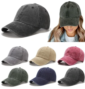6 Pieces Vintage Washed Plain Baseball Cap Distressed Dad Golf Hat for Men Women (Multicolors) 6 Pieces Vintage Washed Plain Baseball Cap Distressed Dad Golf Hat for Men Women (Multicolors)