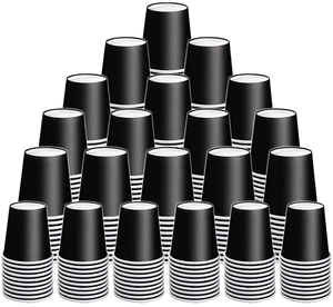 300 Count 3 Oz Mouthwash Cups, Black Disposable Bathroom Cups | Disposable Paper Cups, Small Disposable Cup, Espresso Cup for Bathroom Party Travel Picnic BBQ 300 Count 3 Oz Mouthwash Cups, Black Disposable Bathroom Cups | Disposable Paper Cups, Small Disposable Cup, Espresso Cup for Bathroom Party Travel Picnic BBQ