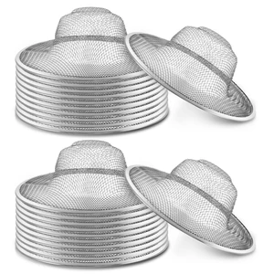 40 Pcs Mesh Sink Strainer, 4.5" Diameter Stainless Steel Slop Basket | Filter Trap Metal Durable Kitchen Sink Drain Strainer with Large Wide Rim for The Sinks in Kitchen Bathroom Shower Drain 40 Pcs Mesh Sink Strainer, 4.5" Diameter Stainless Steel Slop Basket | Filter Trap Metal Durable Kitchen Sink Drain Strainer with Large Wide Rim for The Sinks in Kitchen Bathroom Shower Drain