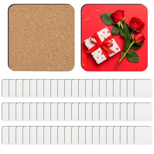 24 Pcs Sublimation Coasters Blanks, 3.93 x 3.93 Inch, MDF Cork | Sublimation Coasters Bulk, Heat Transfer, Wood Hardboard, Square, Sublimation DIY Crafts for Christmas 24 Pcs Sublimation Coasters Blanks, 3.93 x 3.93 Inch, MDF Cork | Sublimation Coasters Bulk, Heat Transfer, Wood Hardboard, Square, Sublimation DIY Crafts for Christmas