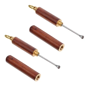 Wooden Ear Pick 2-Pack Ear Wax Cleaning Tools for Earwax Removal Portable Cleaners for Home Travel and Daily Care Wooden Ear Pick 2-Pack Ear Wax Cleaning Tools for Earwax Removal Portable Cleaners for Home Travel and Daily Care