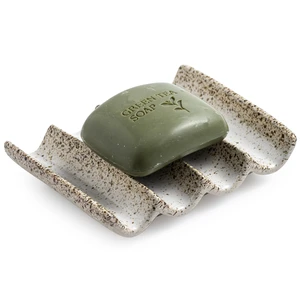 Soap Dish for Shower, Self Draining Bar Soap Holder for Shower | Fluted Design with Drainage | Ceramic Bathroom Soap Saver for Shampoo, Conditioner | Japanese Sponge Holder for Kitchen Soap Dish for Shower, Self Draining Bar Soap Holder for Shower | Fluted Design with Drainage | Ceramic Bathroom Soap Saver for Shampoo, Conditioner | Japanese Sponge Holder for Kitchen