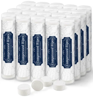 200 Pcs Compressed Towels, Travel Coin Tissue, 20 Carrying Cases | Disposable Face Towels, Portable Compressed Towel Tablets, Camping Towel for Home, Travel, Outdoor Sports, Camping 200 Pcs Compressed Towels, Travel Coin Tissue, 20 Carrying Cases | Disposable Face Towels, Portable Compressed Towel Tablets, Camping Towel for Home, Travel, Outdoor Sports, Camping