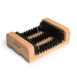 Wooden Boot Scraper Outdoor Heavy Duty Shoe Brush Cleaner for Muddy Boots, Dual Bristle Entryway Shoe Cleaner System for Home Entrance Garage Farm Snow Rain Durable Hardwood Base Wooden Boot Scraper Outdoor Heavy Duty Shoe Brush Cleaner for Muddy Boots, Dual Bristle Entryway Shoe Cleaner System for Home Entrance Garage Farm Snow Rain Durable Hardwood Base