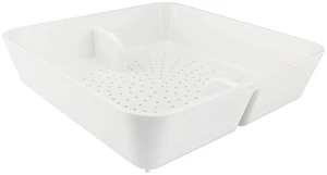ABS Plastic Floor Sink Drain Strainer Drop-in Basket 8-1/2W x 8-1/2L x 2-1/4H - Perfect for Restaurant, Bar, Buffet (2" H ABS) ABS Plastic Floor Sink Drain Strainer Drop-in Basket 8-1/2W x 8-1/2L x 2-1/4H - Perfect for Restaurant, Bar, Buffet (2" H ABS)