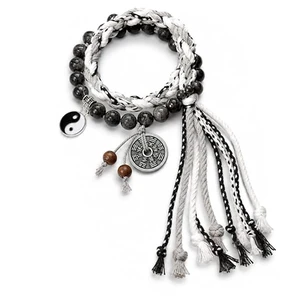 Taoism Yin Yang bracelet,Tai Chi Bracelet,Woven Bracelet,Wrap Bracelet-Gift | Taoist Charm,Chinese Style Woven Wristband,Handwoven Beaded Wrap Bracelet,Lucky Bracelets For Women,Coin Bracelets Taoism Yin Yang bracelet,Tai Chi Bracelet,Woven Bracelet,Wrap Bracelet-Gift | Taoist Charm,Chinese Style Woven Wristband,Handwoven Beaded Wrap Bracelet,Lucky Bracelets For Women,Coin Bracelets