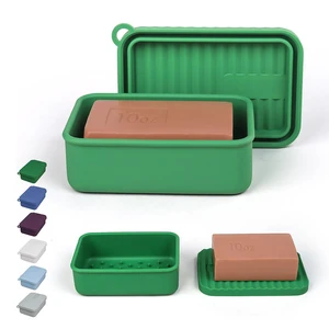 Extra Large Shampoo and Conditioner Bar Travel Case (Deep Green) | Large Soap Container with Draining Layer, Keep Soap Dry for Extended Trips, Camping, Outdoor Adventures, or Truck Drivers Extra Large Shampoo and Conditioner Bar Travel Case (Deep Green) | Large Soap Container with Draining Layer, Keep Soap Dry for Extended Trips, Camping, Outdoor Adventures, or Truck Drivers