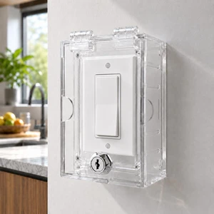 Baby Safety Outlet Cover Box, Outlet Covers, Plug Covers for Electrical Outlets, Socket Covers for Outlets Fit 5.9 Baby Safety Outlet Cover Box, Outlet Covers, Plug Covers for Electrical Outlets, Socket Covers for Outlets Fit 5.9