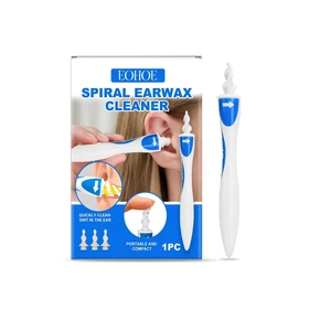 Ear Wax Removal Kit, Reusable Spiral Ear Cleaner with 16 Soft Flexible Replacement Tips, Washable Ear Wax Removal Tool for Adults, Easy-Twist Ear Care Set Ear Wax Removal Kit, Reusable Spiral Ear Cleaner with 16 Soft Flexible Replacement Tips, Washable Ear Wax Removal Tool for Adults, Easy-Twist Ear Care Set