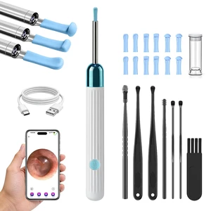 Ear Wax Removal Tool Camera, 1080P HD Ear Cleaner with 6 LED Lights & 6 Ear Picks, Earwax Remover Kit with Camera, Compatible with iOS & Android for Adults & Kids Ear Wax Removal Tool Camera, 1080P HD Ear Cleaner with 6 LED Lights & 6 Ear Picks, Earwax Remover Kit with Camera, Compatible with iOS & Android for Adults & Kids