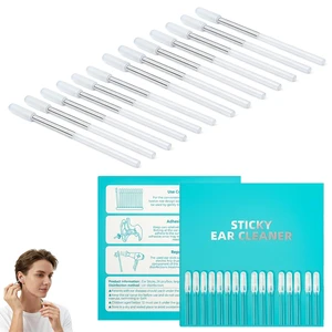 Ear Wax Removal Tool 48 Pcs, Sticky Cleaning Stick for Adults Family Small | Soft Adhesive Resin Tip, Reusable Pick, Gentle Ear Cleaner Kit Ear Wax Removal Tool 48 Pcs, Sticky Cleaning Stick for Adults Family Small | Soft Adhesive Resin Tip, Reusable Pick, Gentle Ear Cleaner Kit