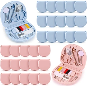 10 Pieces Mini Travel Sewing Kit Basic Portable Emergency Sewing Repair Kit in Bulk with Threads Scissors Needles for Beginner Traveler Hotel Charity Homeless 10 Pieces Mini Travel Sewing Kit Basic Portable Emergency Sewing Repair Kit in Bulk with Threads Scissors Needles for Beginner Traveler Hotel Charity Homeless