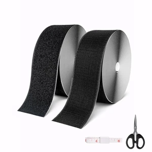 Self Adhesive Heavy Duty Hook and Loop Tape for Home Organization, Office | 16FT x 2 IN Each Roll DIY Crafts Nylon Strong Adhesive Heavy Duty Sticky Back Fastener Strips Outdoor Handmade Textile Self Adhesive Heavy Duty Hook and Loop Tape for Home Organization, Office | 16FT x 2 IN Each Roll DIY Crafts Nylon Strong Adhesive Heavy Duty Sticky Back Fastener Strips Outdoor Handmade Textile
