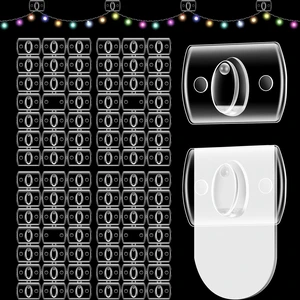200 Pieces Mini Light Clips Clear Christmas Wall Hanging Hook Clips | Mini Traceless Adhesive Dots, Indoor Outdoor Home Use, Easy Install Remove, No Wall Damage, for Hanging Christmas Lights 200 Pieces Mini Light Clips Clear Christmas Wall Hanging Hook Clips | Mini Traceless Adhesive Dots, Indoor Outdoor Home Use, Easy Install Remove, No Wall Damage, for Hanging Christmas Lights