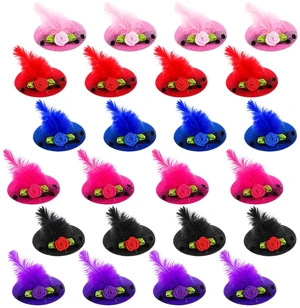 24 Pcs Mini Tea Party Hat Barrettes 2"Top Hat Hair Hairpins for Girls Women | Mini Hat Clips 2" Tea Party Hats for Girls Women Top Hat Hair Barrette Hairpin for Costume Accessory Decoration 6 Colors 24 Pcs Mini Tea Party Hat Barrettes 2"Top Hat Hair Hairpins for Girls Women | Mini Hat Clips 2" Tea Party Hats for Girls Women Top Hat Hair Barrette Hairpin for Costume Accessory Decoration 6 Colors