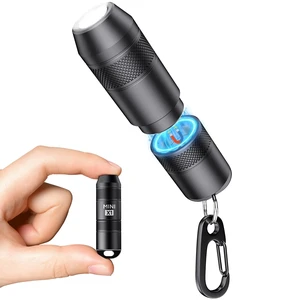 Rechargeable Keychain Flashlight Mini X1 with Quick Release & Magnetic Base | USB-C Fast Charge, 23g Ultra-Compact EDC, IPX6 Waterproof, 100 Lumens, 25m Beam, Hands-Free Magnetic Use, Black Rechargeable Keychain Flashlight Mini X1 with Quick Release & Magnetic Base | USB-C Fast Charge, 23g Ultra-Compact EDC, IPX6 Waterproof, 100 Lumens, 25m Beam, Hands-Free Magnetic Use, Black