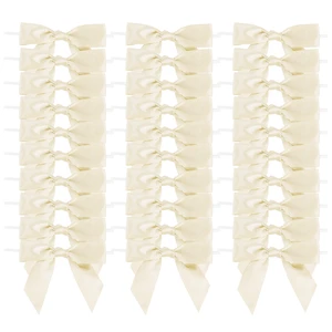 Small Ivory Bows for Christmas Tree 3.5" Pre Tied Ivory Bows for Wedding Premade Ivory Twist Tie Bows for Treat Bags Cake Pop Bows for Crafts Ivory Gift Bows Baby Shower Decorations - 50 Counts Small Ivory Bows for Christmas Tree 3.5" Pre Tied Ivory Bows for Wedding Premade Ivory Twist Tie Bows for Treat Bags Cake Pop Bows for Crafts Ivory Gift Bows Baby Shower Decorations - 50 Counts