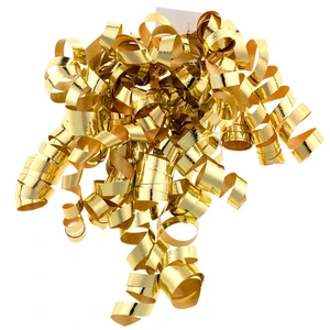 12-Count Gold Self-Adhesive Curly Bows Gift Wrap Accessory - Perfect for Christmas, Birthday, Holiday, Party Favors Decorations 12-Count Gold Self-Adhesive Curly Bows Gift Wrap Accessory - Perfect for Christmas, Birthday, Holiday, Party Favors Decorations