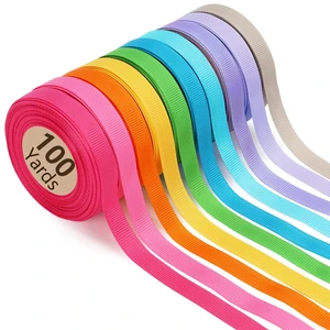 Grosgrain Ribbon Set, 10 Colors, Spring Easter Craft Ribbons | 100 Yards Total with 10 Assorted Rolls (3/8" X 10 Yd Each). Perfect for Gift Wrapping, Crafts, Spring Easter and Party Decor Grosgrain Ribbon Set, 10 Colors, Spring Easter Craft Ribbons | 100 Yards Total with 10 Assorted Rolls (3/8" X 10 Yd Each). Perfect for Gift Wrapping, Crafts, Spring Easter and Party Decor