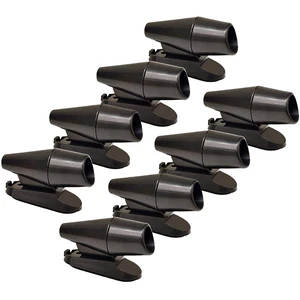 8Pcs Deer Whistles for Vehicles Wind Activated Black 8Pcs Deer Whistles for Vehicles Wind Activated Black