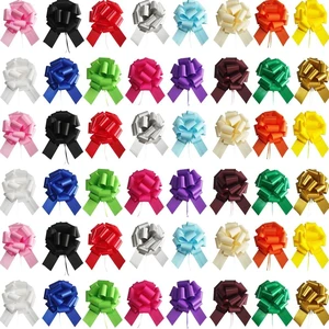 48 Pcs Pull Bows,6 Inch Gift Bows for Presents,Birthday,Anniversary,Party,Christmas,Wreath,Holiday Celebration Gift Decoration (48Pcs Mixed Color) 48 Pcs Pull Bows,6 Inch Gift Bows for Presents,Birthday,Anniversary,Party,Christmas,Wreath,Holiday Celebration Gift Decoration (48Pcs Mixed Color)