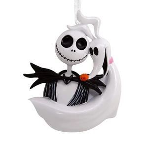 Disney Tim Burton's The Nightmare Before Christmas Jack Skellington and Zero Christmas Ornament Disney Tim Burton's The Nightmare Before Christmas Jack Skellington and Zero Christmas Ornament