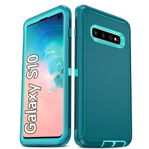 for Galaxy S10 Case: S10E/S10 Plus, 3-Layer Shockproof, Teal | Galaxy S10 Case with Charging Port Cover, Heavy Duty Rubber Outer Non-Slip Dustproof Military Grade Dropproof Funda para S 10 for Galaxy S10 Case: S10E/S10 Plus, 3-Layer Shockproof, Teal | Galaxy S10 Case with Charging Port Cover, Heavy Duty Rubber Outer Non-Slip Dustproof Military Grade Dropproof Funda para S 10
