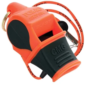 Sonik Blast whistle (orange black) | Fox 40 Sonik Blast CMG Multi-Color Whistle - 120dB Loud, Easy-Blow, Made in North America Sonik Blast whistle (orange black) | Fox 40 Sonik Blast CMG Multi-Color Whistle - 120dB Loud, Easy-Blow, Made in North America