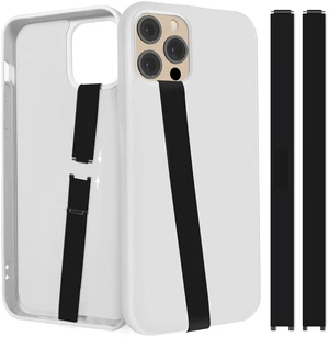 Silicone Phone Grip,2 PCS Phone Strap Reusable Finger Holder with Three Short Silicone Strips DIY Combination to Fit 4.5"-7.5" Phone Case for Travel Shopping Office(Black+Black) Silicone Phone Grip,2 PCS Phone Strap Reusable Finger Holder with Three Short Silicone Strips DIY Combination to Fit 4.5"-7.5" Phone Case for Travel Shopping Office(Black+Black)