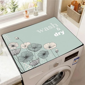 Washer and Dryer Covers for the Top, Non-slip Dryer Top Protector Mat, Dust-proof Washing Machine Cover, 23.6" x 19.7" (blue, 23.6" x 19.7") Washer and Dryer Covers for the Top, Non-slip Dryer Top Protector Mat, Dust-proof Washing Machine Cover, 23.6" x 19.7" (blue, 23.6" x 19.7")