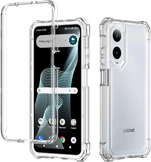 - for Cricket Icon 6, AT&T Verge (SL219C/A) - Full Cover Shockproof Protective Phone Case - Clear - for Cricket Icon 6, AT&T Verge (SL219C/A) - Full Cover Shockproof Protective Phone Case - Clear