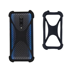 Universal Smart Phone Bumper Case Elastic Soft Silicone Cover for 5.2" Phones Size 4'' to 6.5'' inch Case (Black) Universal Smart Phone Bumper Case Elastic Soft Silicone Cover for 5.2" Phones Size 4'' to 6.5'' inch Case (Black)