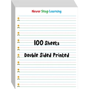 100 Sheets Ruled Writing Paper, Double-Sided Printing Skip-A-Line Ruled Writing Paper with Dotted Lines 1 Line Spacing Handwriting Practice Paper for Kindergarten Toddlers Kids (8 x 10.6) 100 Sheets Ruled Writing Paper, Double-Sided Printing Skip-A-Line Ruled Writing Paper with Dotted Lines 1 Line Spacing Handwriting Practice Paper for Kindergarten Toddlers Kids (8 x 10.6)