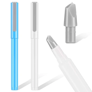 2 Pcs Ceramic Blade Cutter Pen, Diamond Painting Knife, Blue, White | Release Paper Craft Knife Tools, Safety Precision Craft Ceramic Box Cutter Pen for Cutting Diamond Art with Replaceable Blade 2 Pcs Ceramic Blade Cutter Pen, Diamond Painting Knife, Blue, White | Release Paper Craft Knife Tools, Safety Precision Craft Ceramic Box Cutter Pen for Cutting Diamond Art with Replaceable Blade