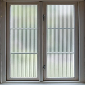 1/2-Inch Reeded Glass Window Film, Frosted Reeds Window Film, Window Privacy Film, 3D Window Decals Non Adhesive for Bathroom Living Room Office, 17.7x78.7 inches 1/2-Inch Reeded Glass Window Film, Frosted Reeds Window Film, Window Privacy Film, 3D Window Decals Non Adhesive for Bathroom Living Room Office, 17.7x78.7 inches