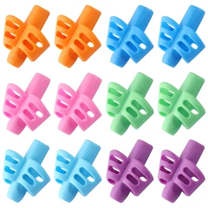 12 Pack Pencil Grips for Kids Handwriting Pencil Grippers | Pencil Writing Aid Grip Posture Correction Tool for Kids Toddler Children Special Needs 12 Pack Pencil Grips for Kids Handwriting Pencil Grippers | Pencil Writing Aid Grip Posture Correction Tool for Kids Toddler Children Special Needs