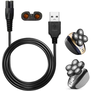 Universa Head Shaver Charger Cord Compatible with Head Shaver,WAHFOX Charger Cord for Many Brands USB Cable Shaver Electric Shaver Power Cord Replacement (Black) Universa Head Shaver Charger Cord Compatible with Head Shaver,WAHFOX Charger Cord for Many Brands USB Cable Shaver Electric Shaver Power Cord Replacement (Black)