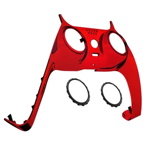 eXtremeRate Chrome Red Glossy Decorative Trim Shell Compatible with p s 5 Controller, DIY Replacement Clip Shell, Custom Plates Cover Compatible with p s 5 Controller with Accent Rings eXtremeRate Chrome Red Glossy Decorative Trim Shell Compatible with p s 5 Controller, DIY Replacement Clip Shell, Custom Plates Cover Compatible with p s 5 Controller with Accent Rings