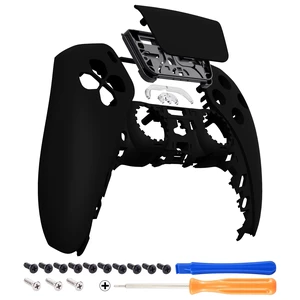 eXtremeRate Black Soft Touch Touchpad Front Top Shell Compatible with ps5 Controller BDM-010 020 030 040 050, DIY Replacement Shell Custom Touch Pad Cover Compatible with ps5 Controller eXtremeRate Black Soft Touch Touchpad Front Top Shell Compatible with ps5 Controller BDM-010 020 030 040 050, DIY Replacement Shell Custom Touch Pad Cover Compatible with ps5 Controller