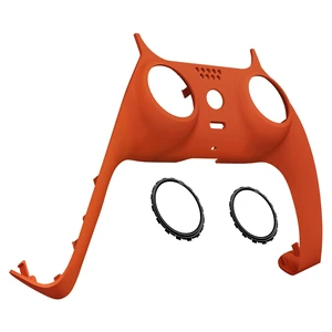 eXtremeRate Orange Decorative Trim Shell Compatible with PS5 Controller, Soft Touch DIY Replacement Clip Shell, Custom Plates Cover Compatible with PS5 Controller with Accent Rings eXtremeRate Orange Decorative Trim Shell Compatible with PS5 Controller, Soft Touch DIY Replacement Clip Shell, Custom Plates Cover Compatible with PS5 Controller with Accent Rings