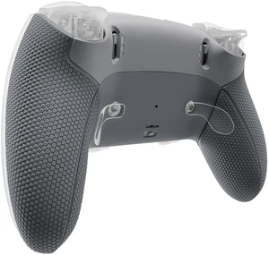 eXtremeRate Beyond-ARC Bottom Shell Kit Compatible with p s 5 Edge Controller with Rubberized Grip, Replacement Front Back Decorative Trim Shell Plates for p s 5 Edge Controller - Dark & New Hope Gray eXtremeRate Beyond-ARC Bottom Shell Kit Compatible with p s 5 Edge Controller with Rubberized Grip, Replacement Front Back Decorative Trim Shell Plates for p s 5 Edge Controller - Dark & New Hope Gray